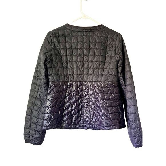 THE NORTH FACE JACKET BLACK QUILT SNAP ON Small Petite - Picture 2 of 12